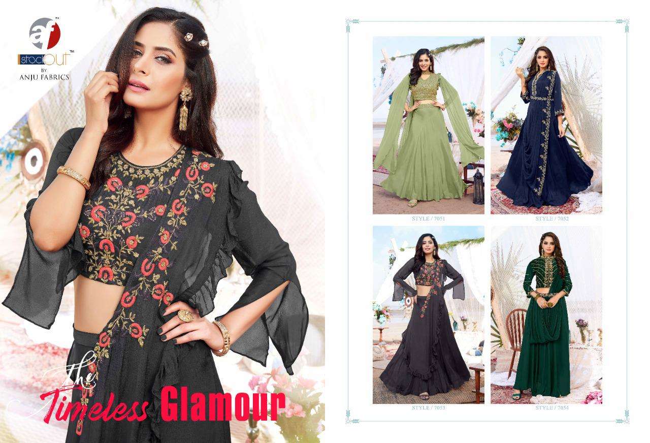Af-Dastoor Vol 3-Handwork-Georgette-Dress-Collage